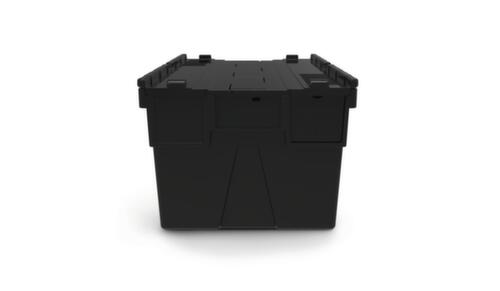 Euronorm recycleerbare containers + verzegelbare containers, inhoud 52 l, Tweedelig scharnierdeksel  L