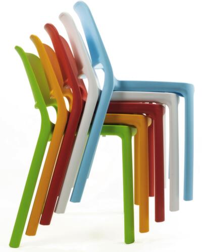 Mayer Sitzmöbel stapelstoel myNUKE geschikt voor outdoor, framboosrood  L