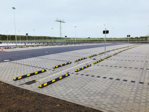 Moravia Parkeerplaatsbegrenzing Park-AID®, breedte 900 mm, zwart/geel  L