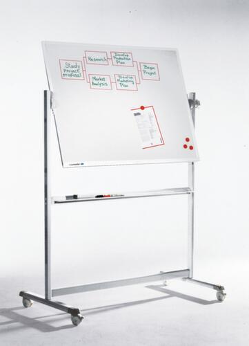 Legamaster Verrijdbaar draaibaar whiteboard PROFESSIONAL, hoogte x breedte 1950 x 2170 mm  L