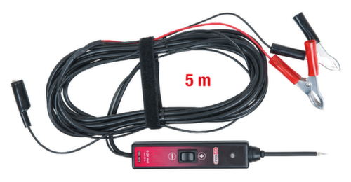 Functietestlamp 6-24V DC met 5 meter kabel  L