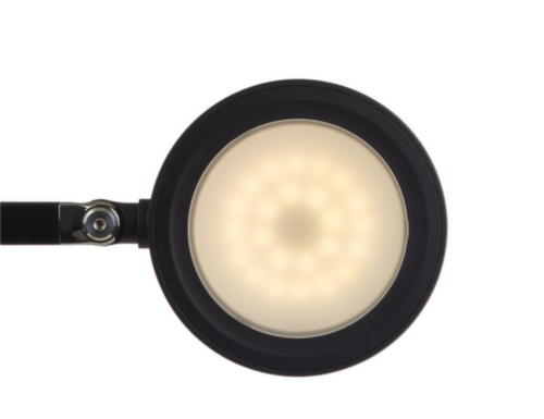 MAUL dimbare LED-bureaulamp MAULgrace colour vario, licht daglicht- tot warmwit, zilverkleurig  L