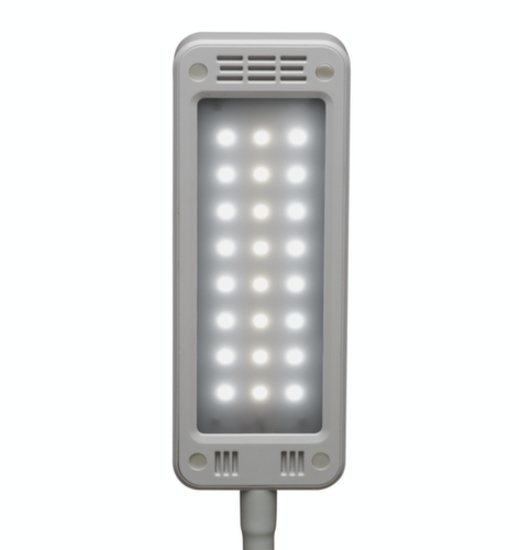 MAUL Compacte LED-bureaulamp MAULpearly colour vario met instelbare kleurtemperatuur, licht daglicht- en warmwit, wit Missing translation L