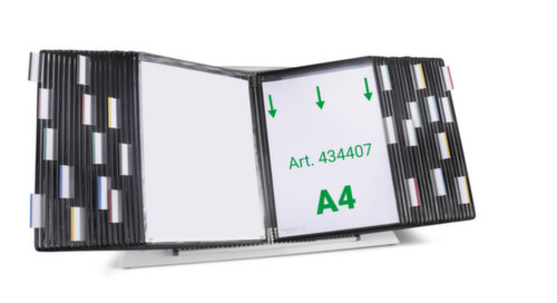 tarifold Zichtpanelensysteem, met 40 zichtpanelen in DIN A4  L