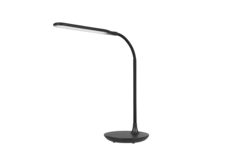 Hansa draagbare accu-LED-tafellamp Move, licht neutraalwit, zwart  L