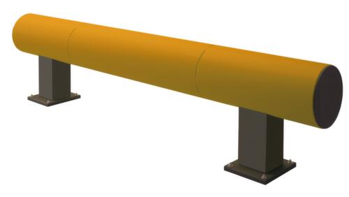 a.m.p.e.r.e. Aanrijdbeveiligingsplank Rack Armour®, enkele plank, lengte 7900 mm