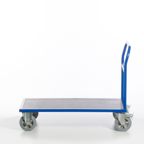 Rollcart Duwstang wagen met anti-slip laadruimte, draagvermogen 1200 kg, laadvlak lengte x breedte 1000 x 700 mm  L