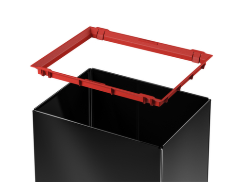 Hailo Afvalbak Big-Box Swing XL met zelfsluitende swingdeksel, 52 l, zwart Missing translation L