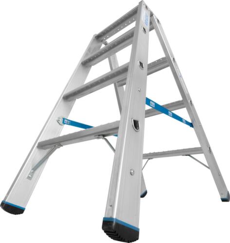 Krause dubbele ladder STABILO® Professional, 2 x 4 treden met R13-laag  L