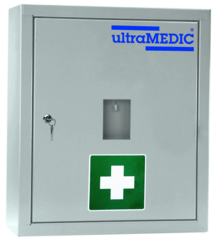 ultraMEDIC EHBO-wandkast, leeg / voor vulling conform DIN 13169  L