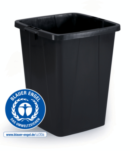 Durable afvalbak DURABIN® ECO, 90 l, zwart  L