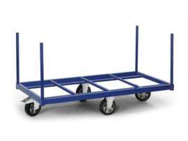 Rollcart Rongenwagen met open laadruimte, draagvermogen 1200 kg, laadvlak lengte x breedte 1300 x 800 mm