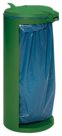 VAR Afvalverzamelaar Kompakt Junior, 120 l, RAL6001 smaragdgroen