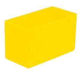 inzetbak, geel, lengte x breedte 108 x 54 mm