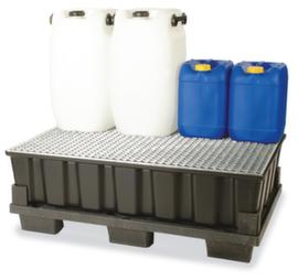 PE-opvangbak voor 2x200 liter vaten