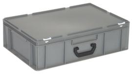 Euronorm-koffer, grijs, HxLxB 185x600x400 mm