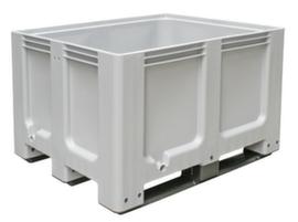Grote container voor koelhuizen, inhoud 610 l, grijs, 3 sleden