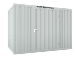 S&auml;bu Gelakte materiaalcontainer FLADAFI&reg; met houten vloer