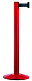 Afbakeningssysteem Classic met 1 afzetband en paal, lengte afzetlint 2,3 m, paal rood