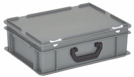 Euronorm-koffer, grijs, HxLxB 135x400x300 mm