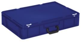 Euronorm-koffer, blauw, HxLxB 135x600x400 mm