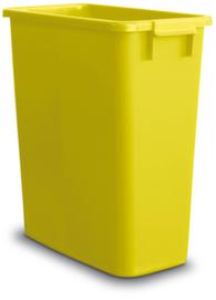 Multifunctionele container die in elkaar kan worden gestapeld, geel, 60 l, rechthoekig