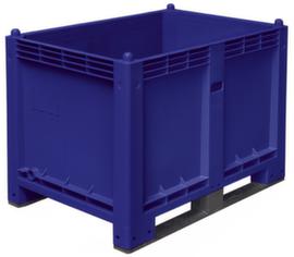 Grote containers, inhoud 550 l, blauw, 2 sleden