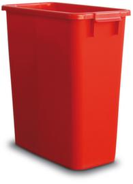 Multifunctionele container die in elkaar kan worden gestapeld, rood, 60 l, rechthoekig