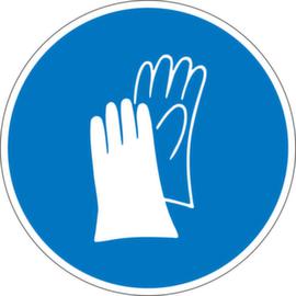 Gebodsbord handbescherming verplicht, wandbord