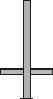 Afzetpaal PARKY met platte kop, hoogte 1000 mm, voor insteken met grondplug