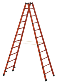 ZARGES Ladder met sporten van glasvezel