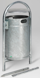 VAR Afvalbak met beugel voor buiten