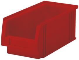Lakape Stapelbare zichtbak Eco geschikt voor rollenbaan, rood, diepte 230 mm, polypropyleen