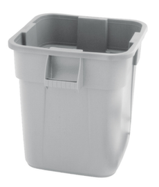 Rubbermaid Vierkante recyclingcontainer, 151 l, grijs