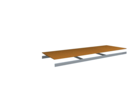 hofe Houten plank voor breedvakstelling, breedte x diepte 2500 x 800 mm
