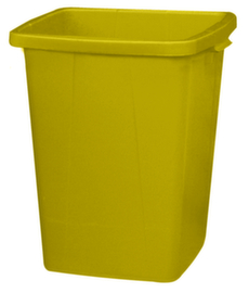 Multifunctionele container die in elkaar kan worden gestapeld, geel, 90 l, rechthoekig