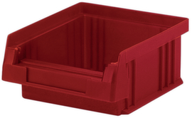 Lakape Stapelbare zichtbak Eco geschikt voor rollenbaan, rood, diepte 89 mm, polypropyleen