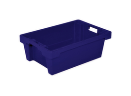 Euronorm roterende stapelcontainers, blauw, inhoud 32 l