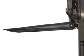 Bauer Vorkverlenging met open onderkant, RAL7021 zwartgrijs, voor tanddoorsnede hoogte x breedte 50 x 125 mm