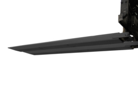 Bauer Vorkverlenging met gesloten onderkant, RAL7021 zwartgrijs, voor tanddoorsnede hoogte x breedte 45 x 100 mm