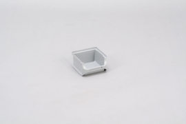 Allit Zichtbak ProfiPlus Box 1, grijs, diepte 100 mm, polypropyleen
