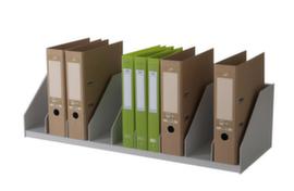 Paperflow Documentenvak easyOffice® met vaste indeling, 9 vakken dossierordner, grijs