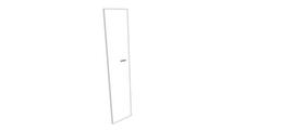 Quadrifoglio Openslaande deur met aanslag links voor scheidingswand, hoogte x breedte 2110 x 430 mm