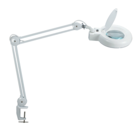 MAUL LED-loeplamp MAULviso met ronde kop, licht koudwit (daglichtwit), wit