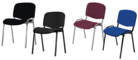 Nowy Styl 12-hoog stapelbare bezoekersstoel ISO met bekleding