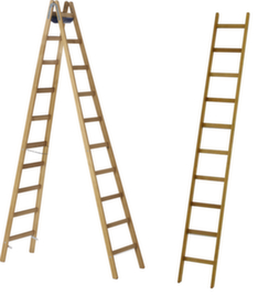 ZARGES Ladder met sporten Z600 van hout