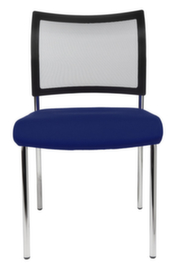 Topstar Bezoekersstoel Visit 10 met netrug, zitting stof (100% polypropyleen), donkerblauw
