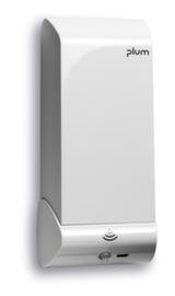 B-Safety Dispenser voor zeep en ontsmettingsmiddelen PLUM CombiPlum, voor 1 l zakken, wit