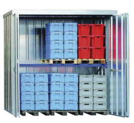 Säbu Verzinkte materiaalcontainer FLADAFI® GT3 met vouwdeur