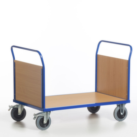 Rollcart Wagen met twee kopwanden, draagvermogen 500 kg, laadvlak lengte x breedte 850 x 500 mm